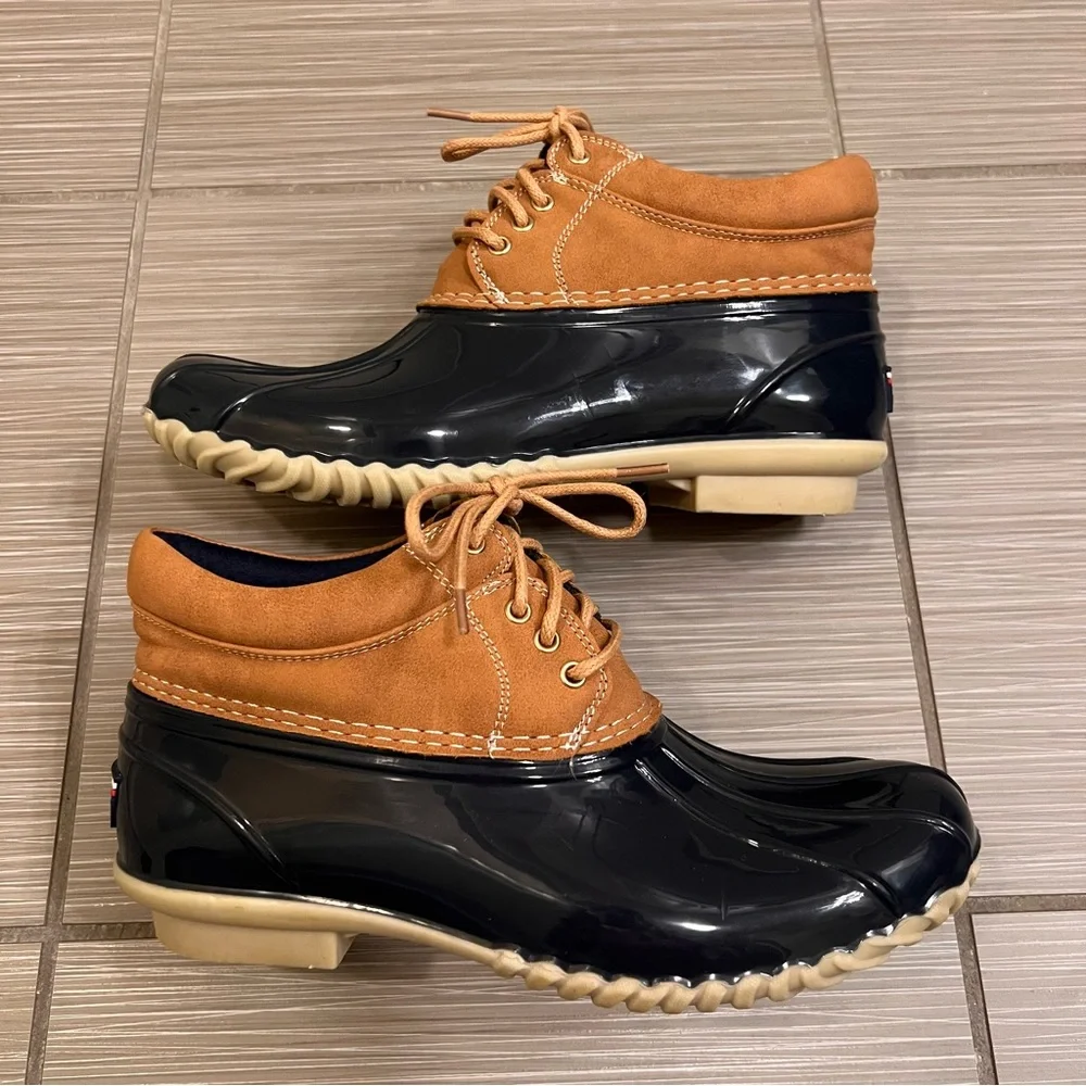 Tommy Hilfiger Duck Boots rain waterproof outdoor classic
